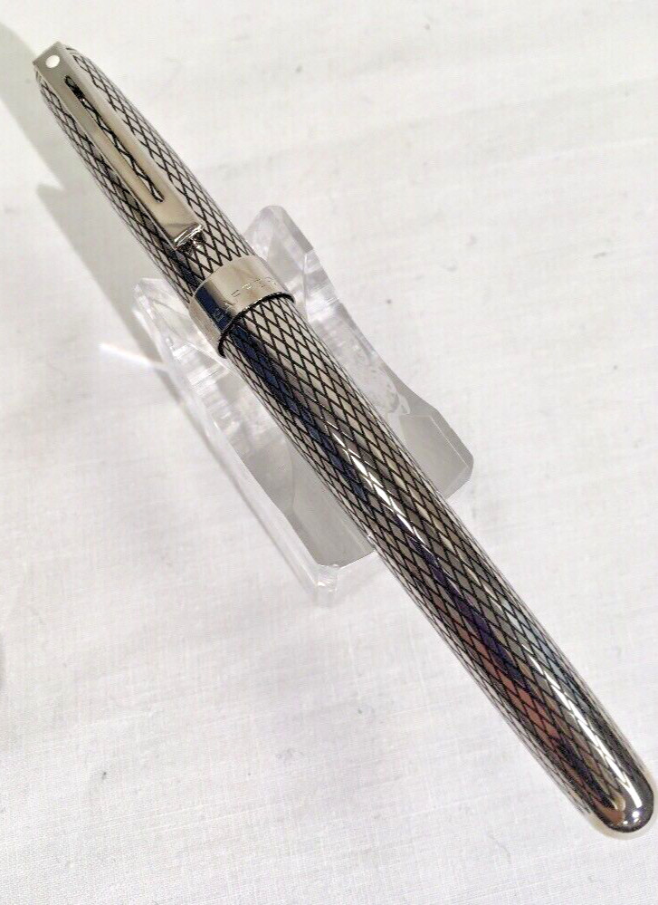 Sheaffer Prelude Signature Palladium Plate "M" Nib Fountain Pen
