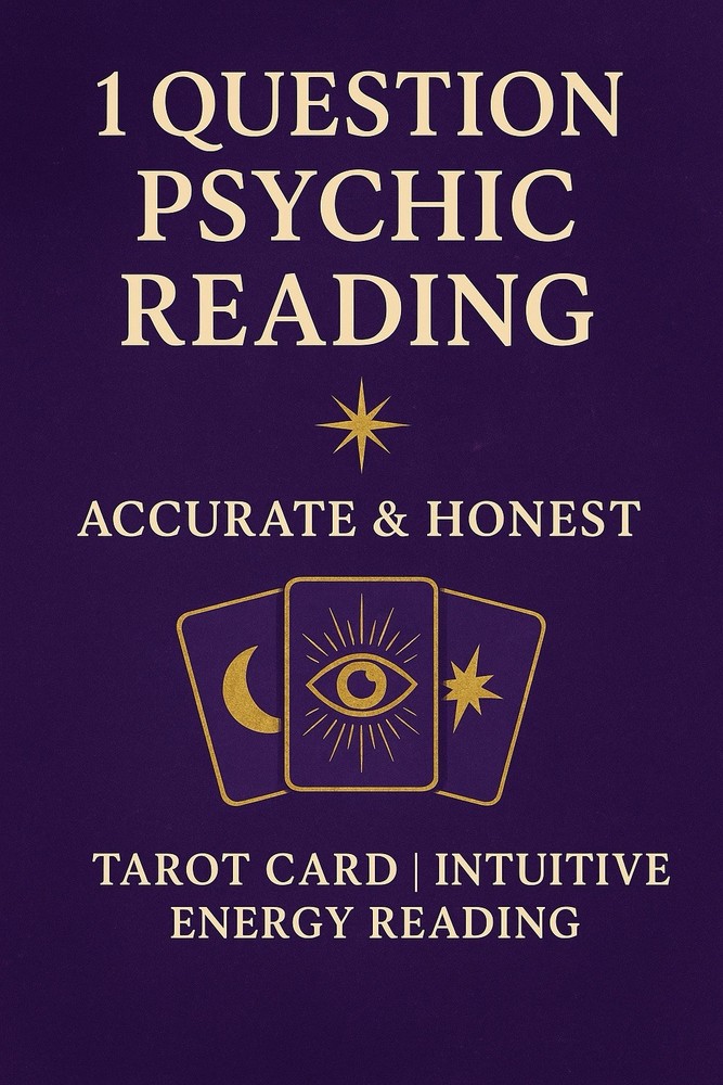 Intuitive Psychic Reading | 1 Question Answered | Insightful & Compassionate
