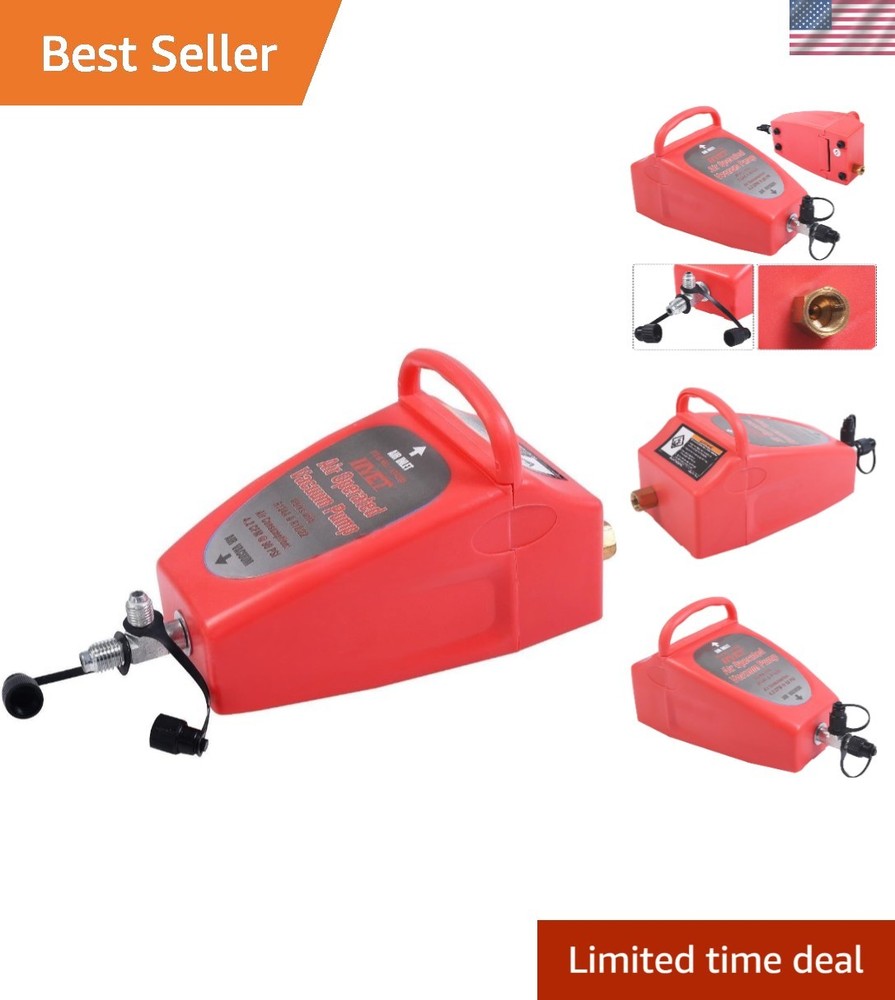 Multi-Purpose 4.2CFM Vacuum Pump - Fast Vacuum for Refrigerators & AC Systems