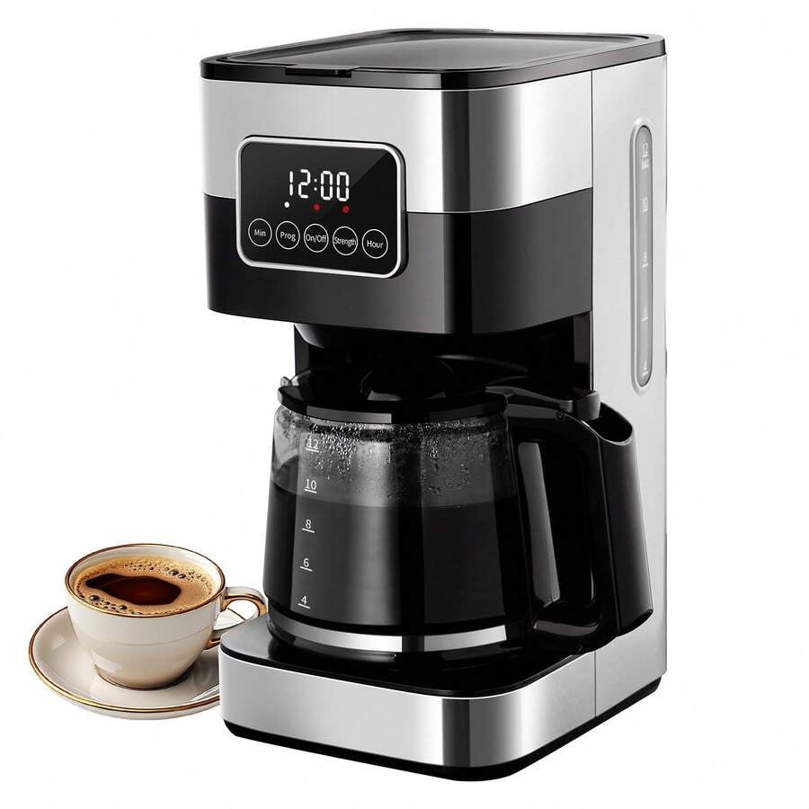 Coffee  Maker, Programmable Drip Coffee Machine 10-Cup With Touch-Screen, Pause