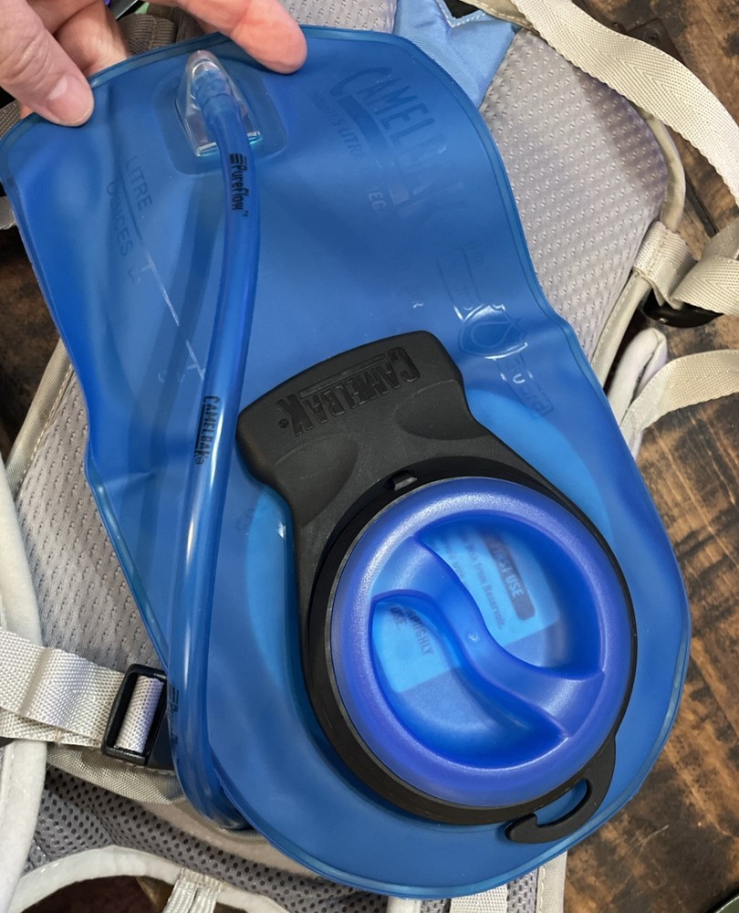 Blue Camelbak Charm With Easy Clean Hydroguard Bladder Backpack 1.5L 50oz.
