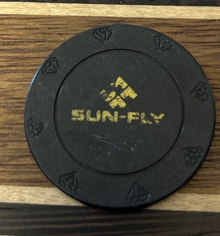 Personal Casino Chip Sample Advertising Sun-Fly