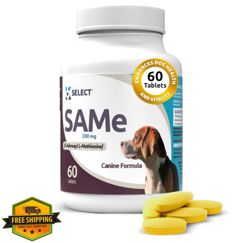 K9 Select SAM-e Dog Tablets 60ct 200mg Medium Large