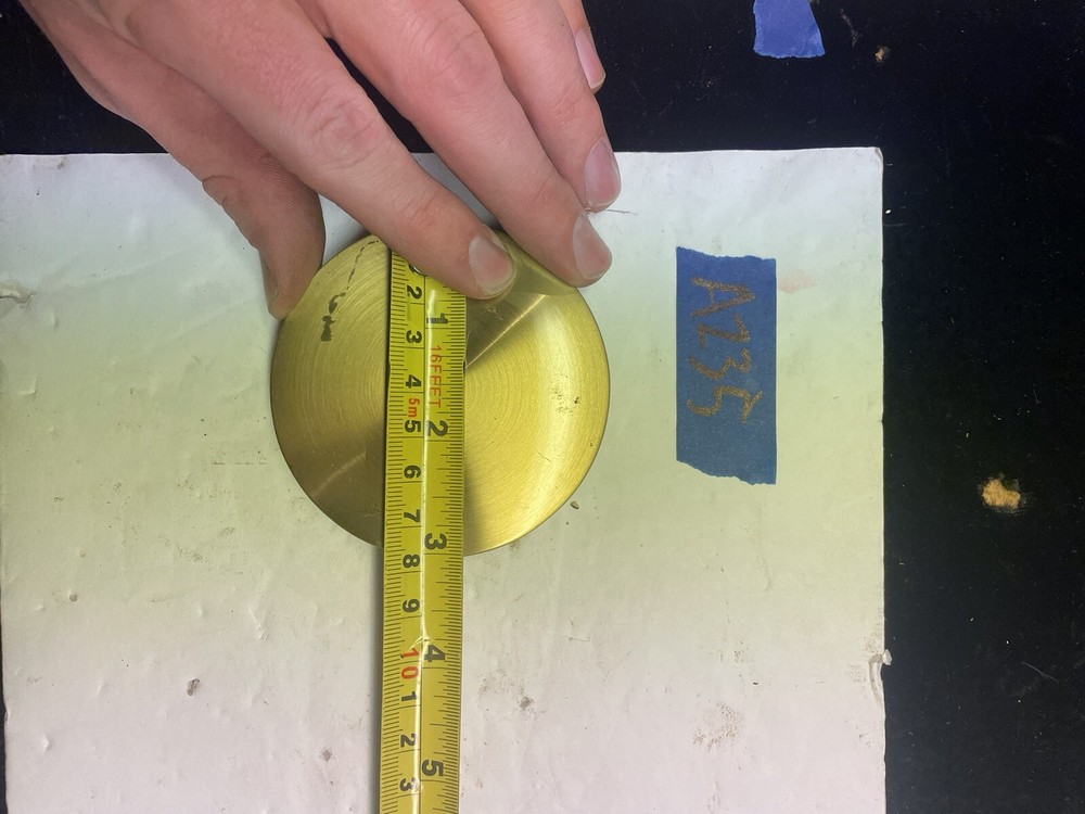 (A235) - 3 INCH CLOCK PENDULUM BOB