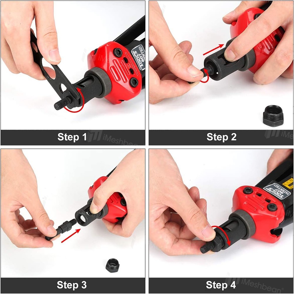 Rivet Nut Gun Kit Rivnut Setting Tools Nut Setter Tool Hand Blind Riveter 16"