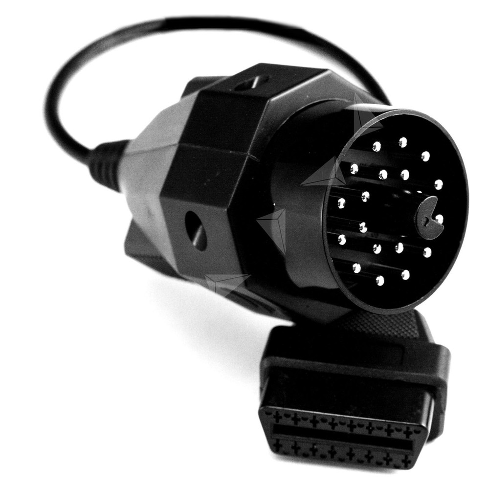 OBDII ROUND DIAGNOSTIC SCANNER ADAPTER 20 PIN CABLE fits BMW E36 E46 E38 E39 E53