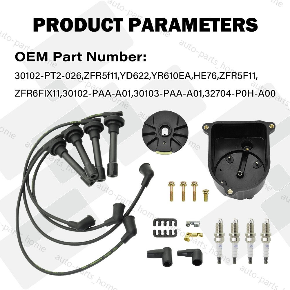 For 1998-2002 Honda Accord LX EX 2.3L 4cyl Tune Up Kit ( V-Power) #4