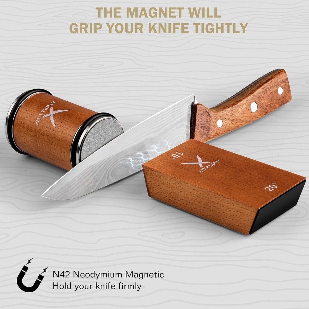 Knife Sharpener Professional Ceramic Diamond Steel Sharpening