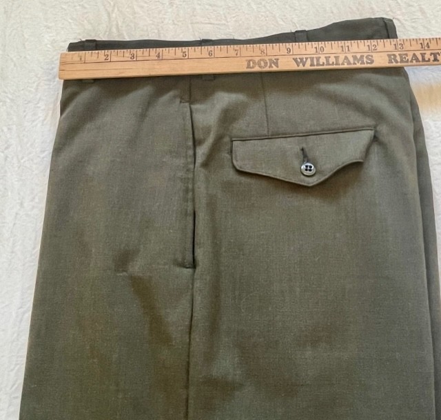Vintage USMC Service C Uniform Set Sergeant (E-5) Chevrons On Both Sleeves.