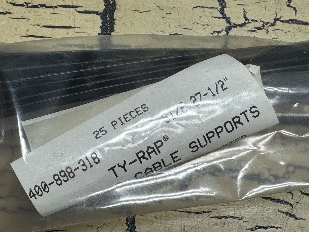 Thomas Betts Y-RAP C-lashed Cable Supports 540-42272 50pc Size 27.5" 8" Bundle
