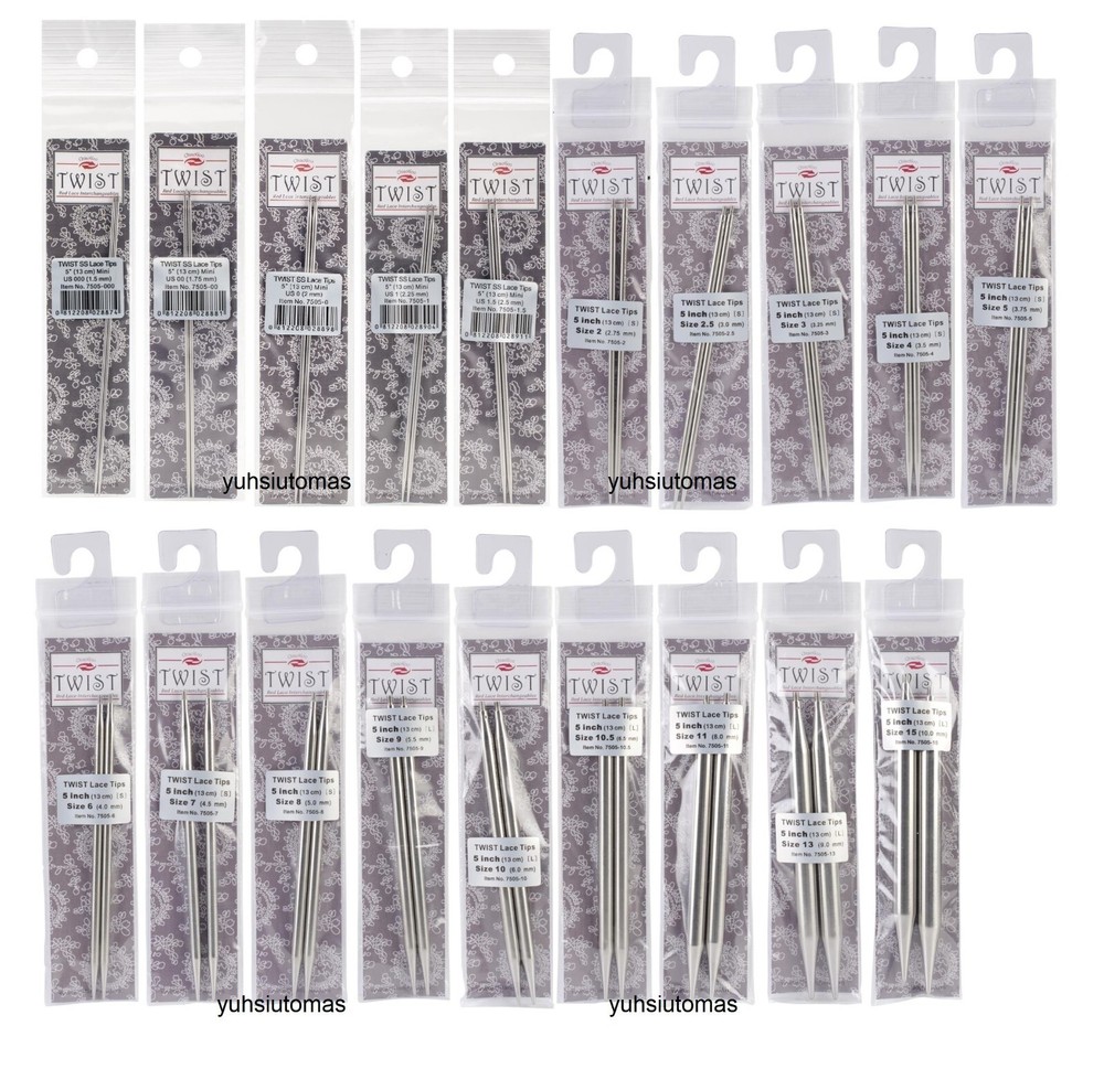 ChiaoGoo TWIST Red Lace Interchangeable Tips 5"