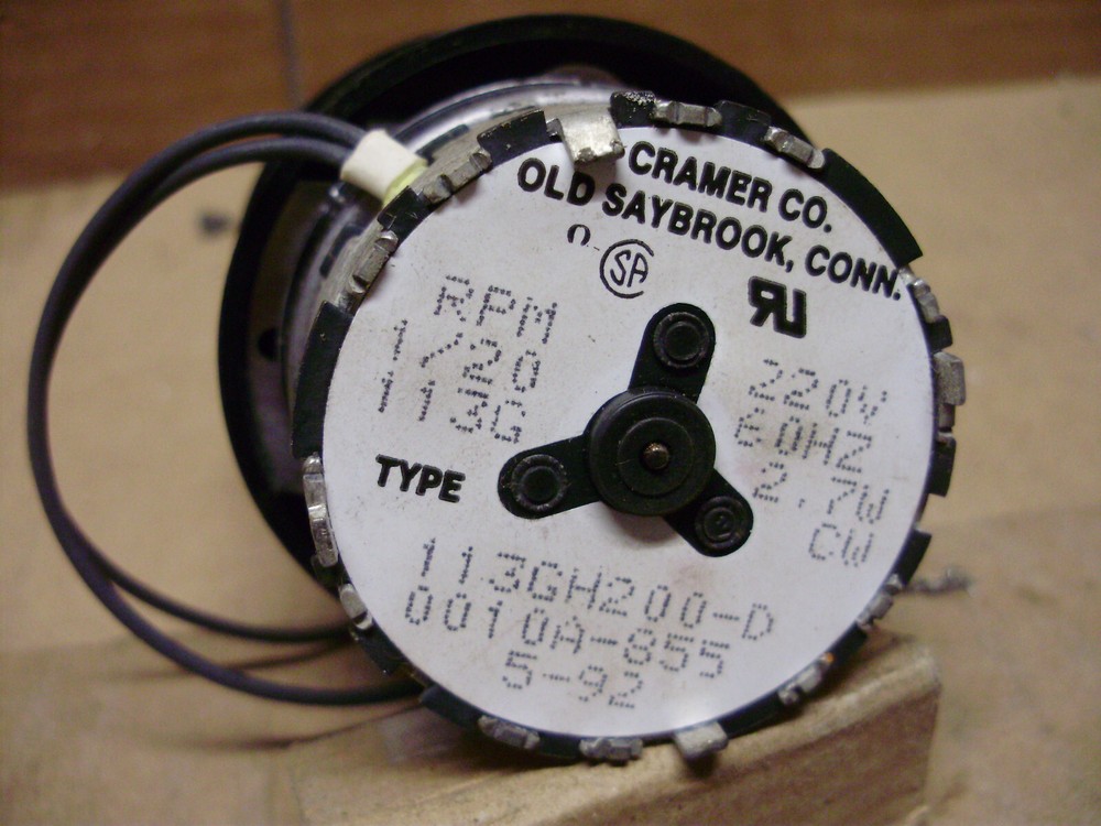 Cramer 113GH200-D Timer, 220 Volt, 0010A-855
