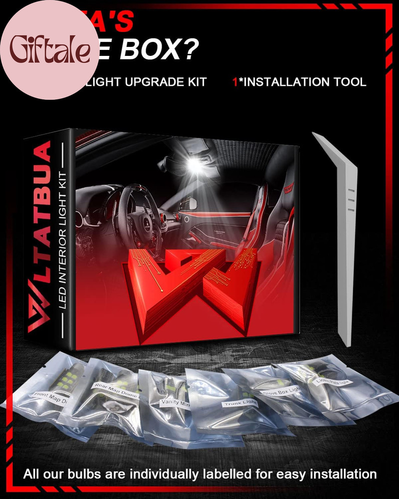 LED Interior Light Kit Package Replacement for Dodge Durango 2011 to 2014 2015 2