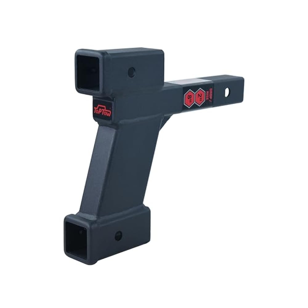 Adjustable Towing Extender, 2" Receiver, 7500lbs Capacity, Enhanced Safety