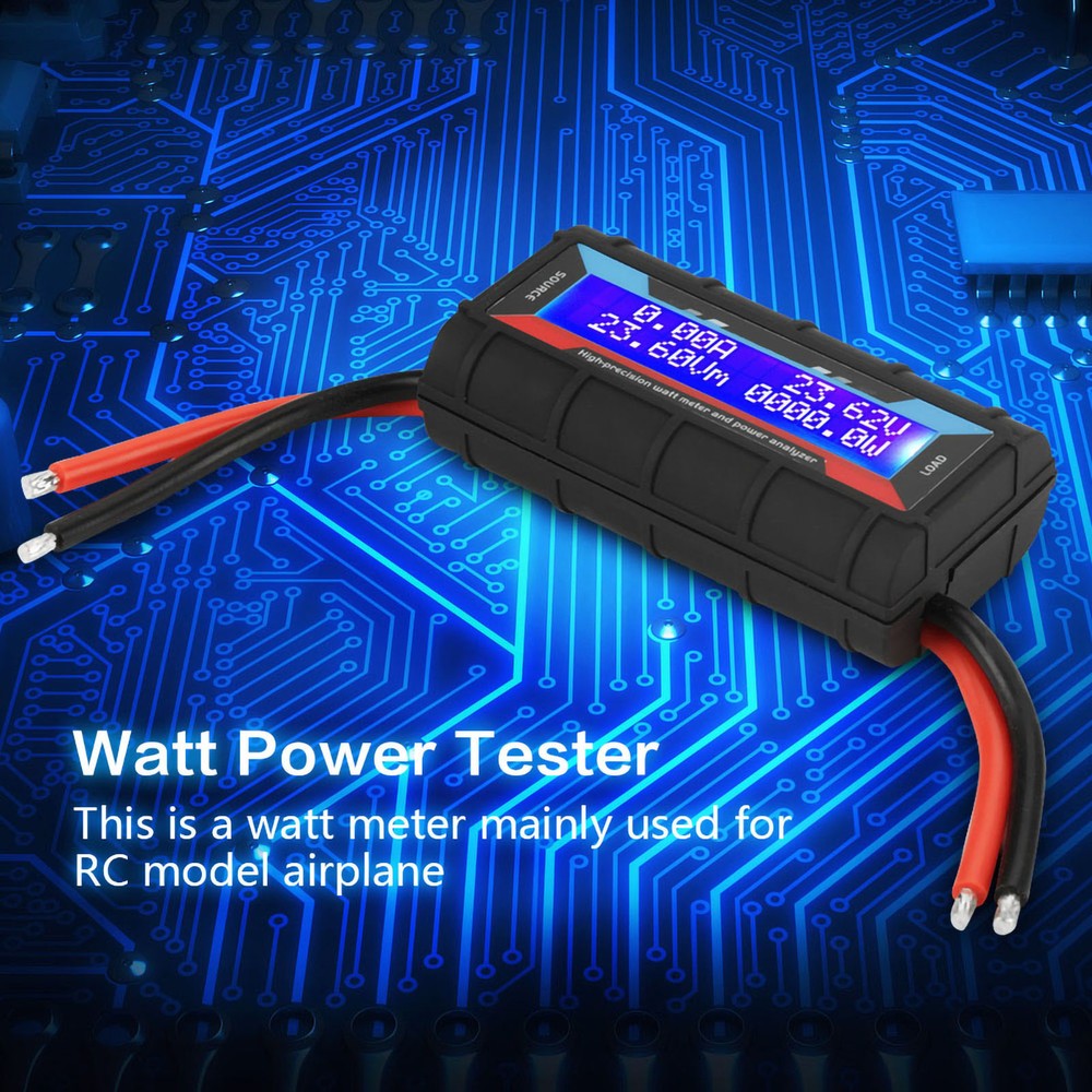 130A LED Watt Meter Voltage Amp Meter Power Analyzer High 4.8~60V