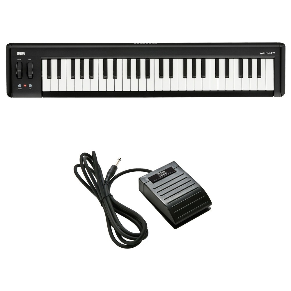 Korg microKEY2-49 USB MIDI Keyboard Controller BONUS PAK