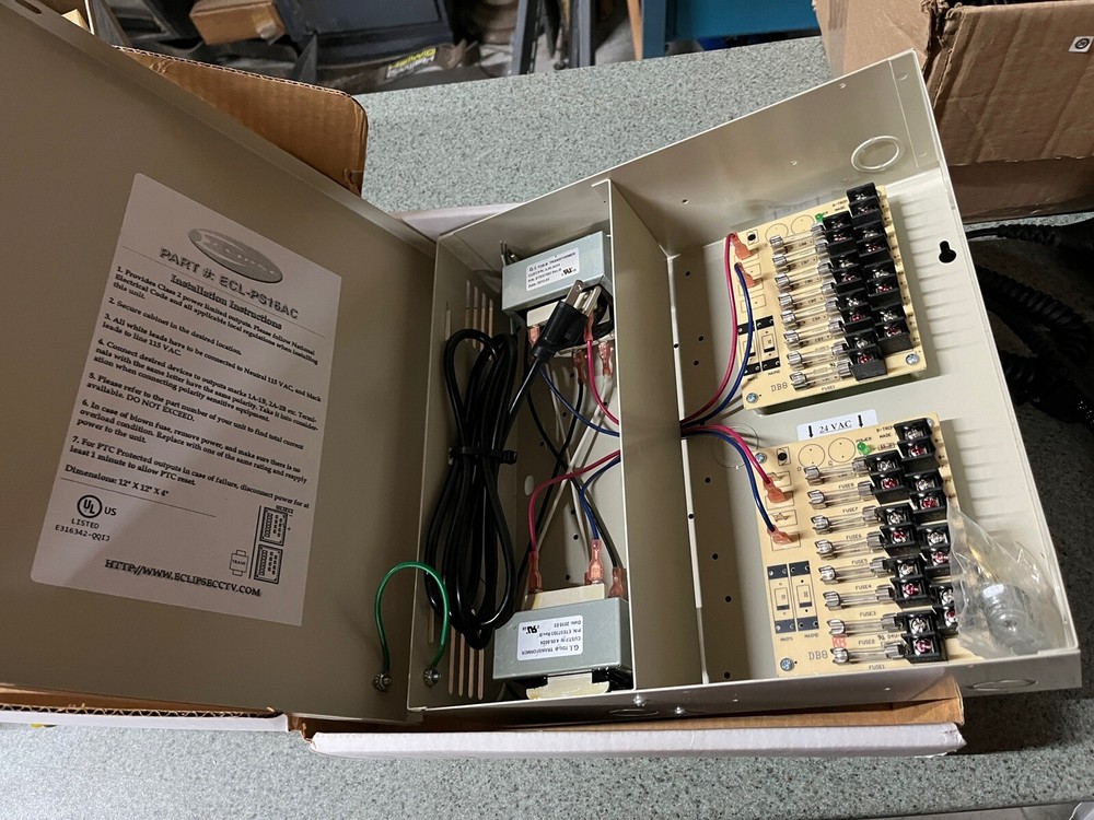 Eclipse CCTV Power Supply 16 Channel ECL-PS16AC