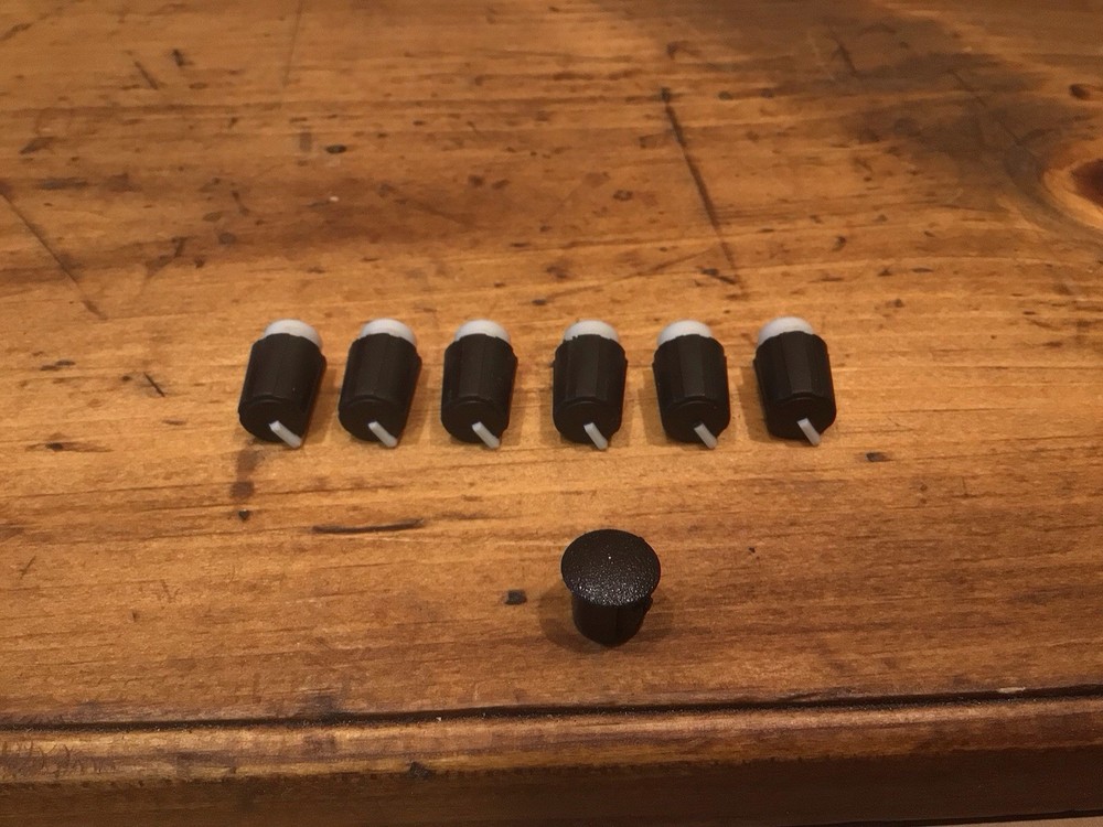 Symetrix 421 AGC Leveler/Downward Expander Parts: Knobs & Faceplate