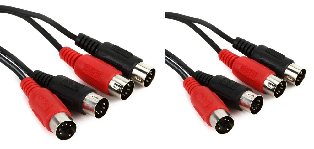 Hosa MID-202 + Hosa MID-201 Value Bundle