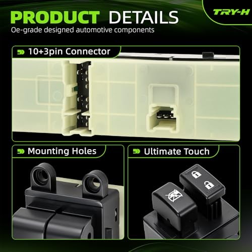 25401-EH100 Driver Side Master Power Window Switch Compatible with 2006-2013