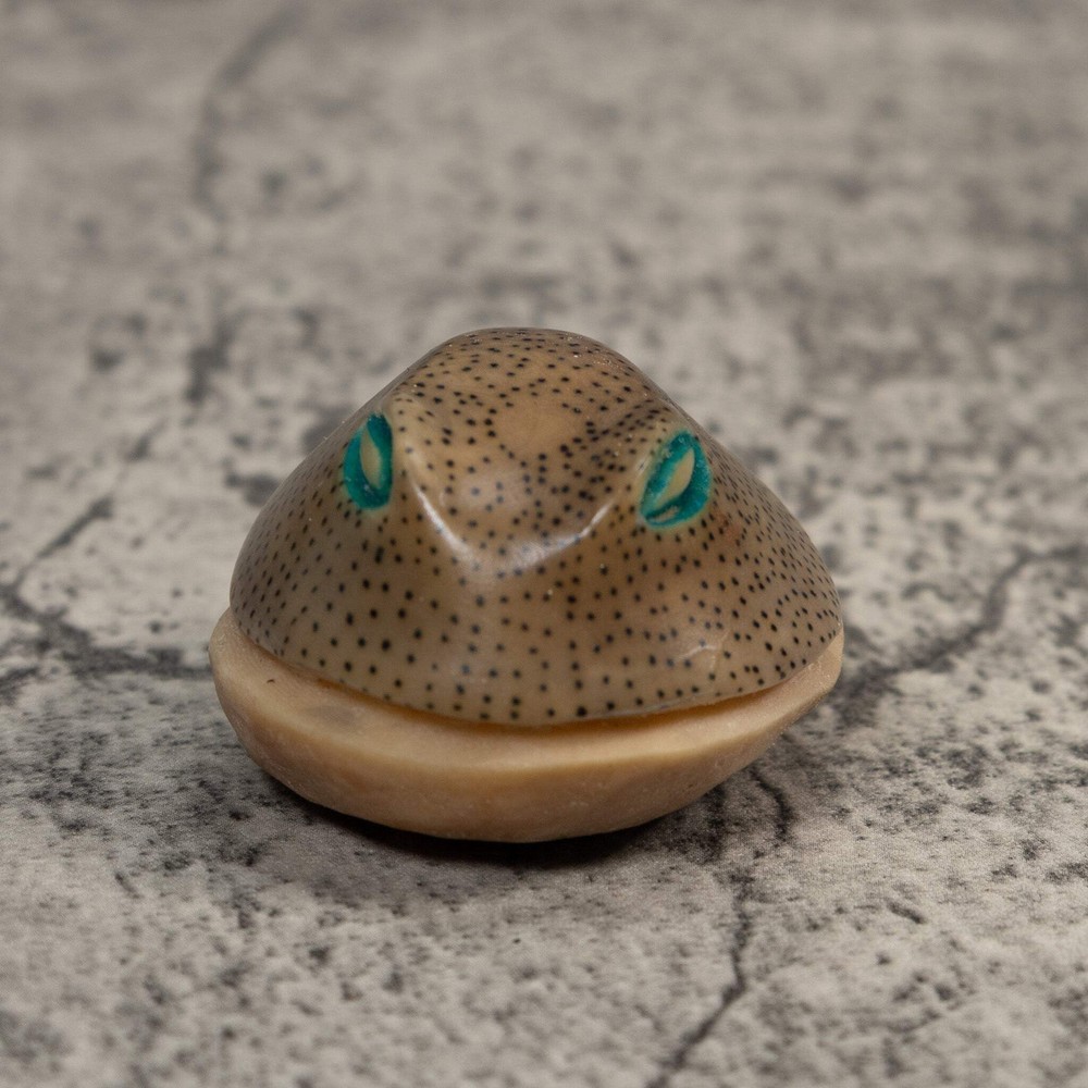 Ocean Stingray Tagua Carving