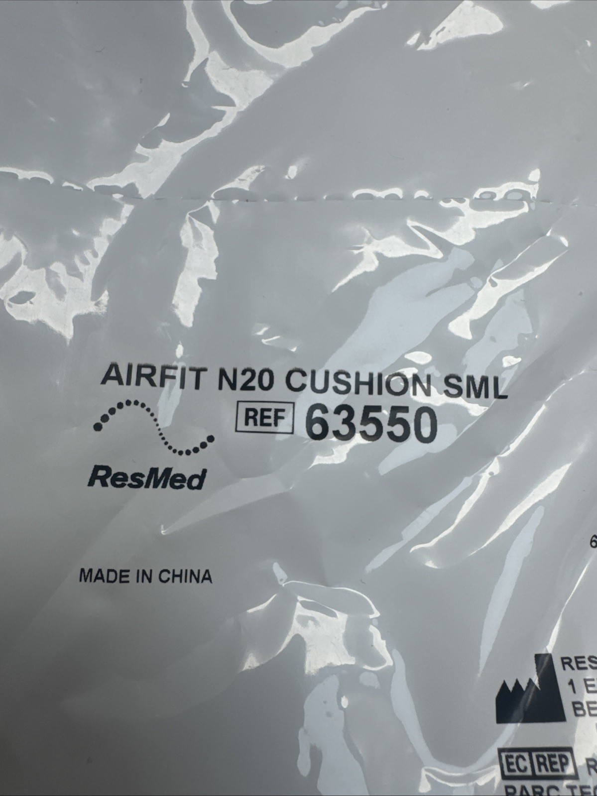 Lot of 5 ResMed Airfit N20 Nasal Pillows Cushion Size Small 63550 NEW SEALED