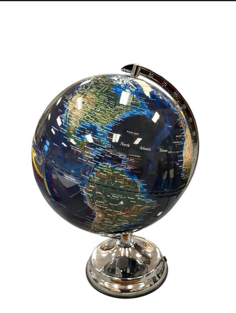 🌏12 In Globe With lights🌏