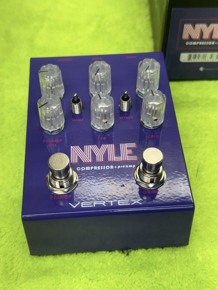 Vertex Nyle Compressor + Preamp Effector Excellent MINT FLAWLESS in Box 🔥🔥