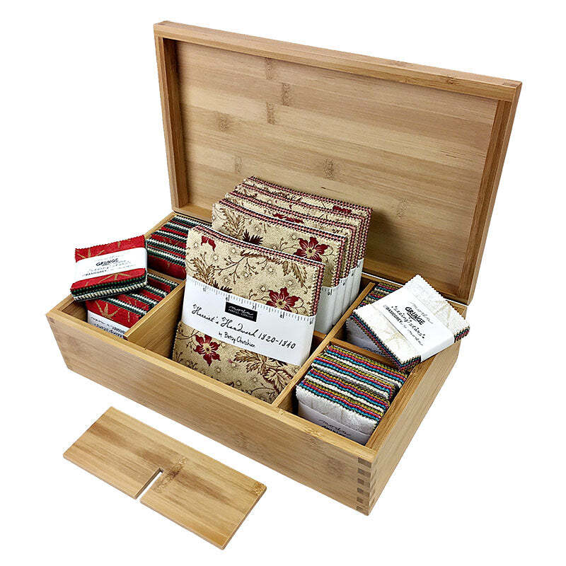 Lipper International Bamboo 8-Compartment Box