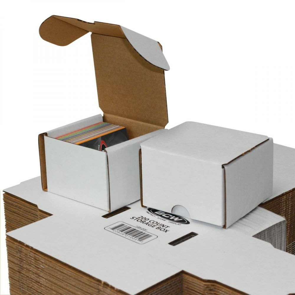 50 BCW 200 Count Card Storage Boxes