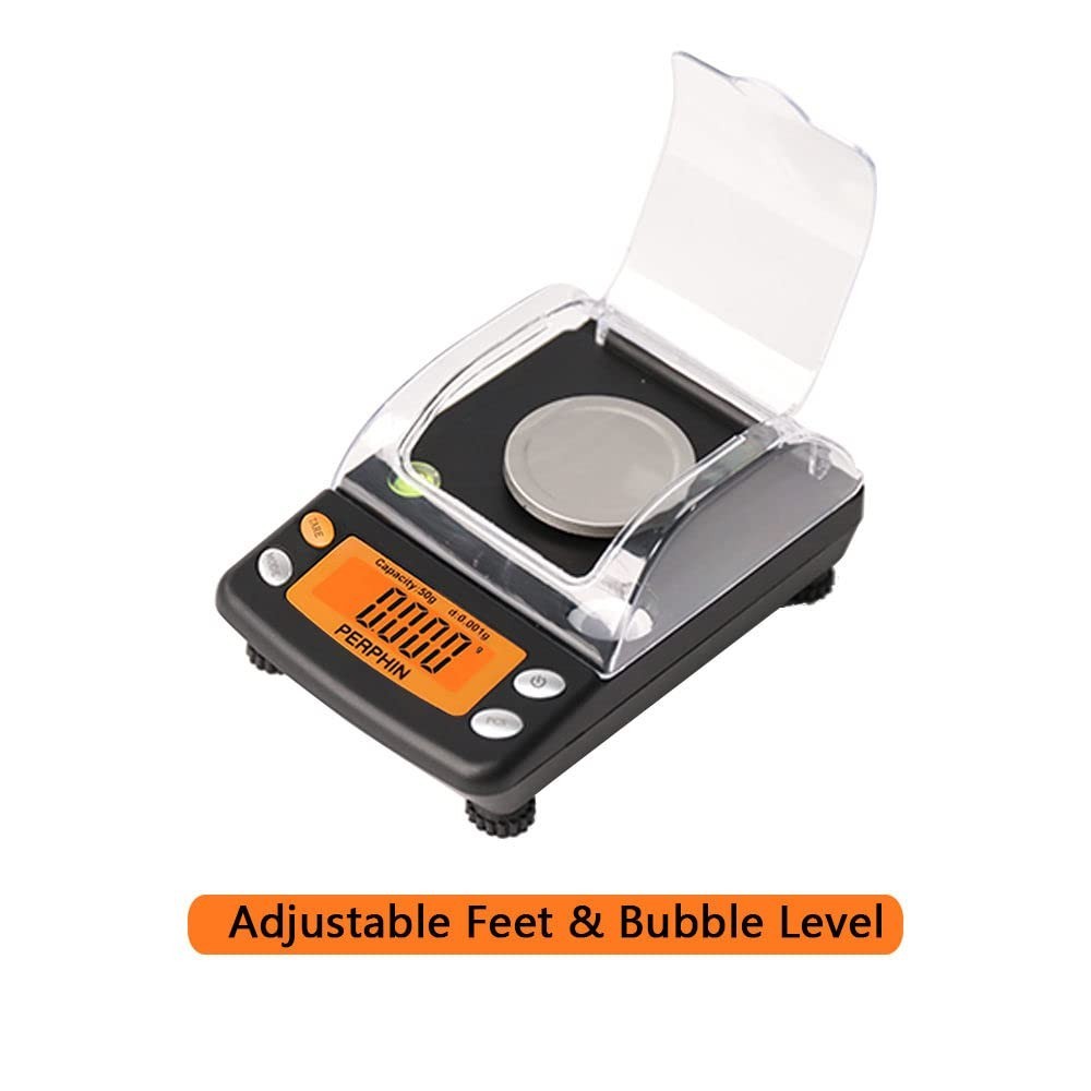 Milligram Scale, Dual Powered, Large Display, mg Scale, Adjustable Feet