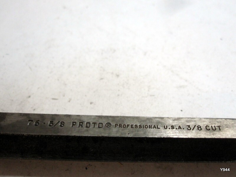 Proto Tools 76 5/8 Professional Cold Chisel 3/8 Cut