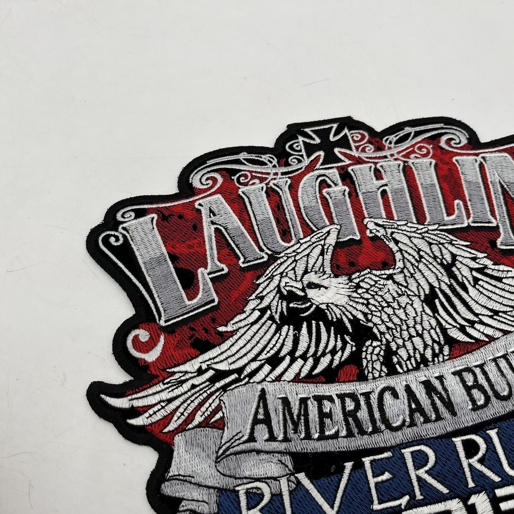 Harley Davidson Patch Laughlin River Run 2013 NOS American Built Eagle 11" x 9"