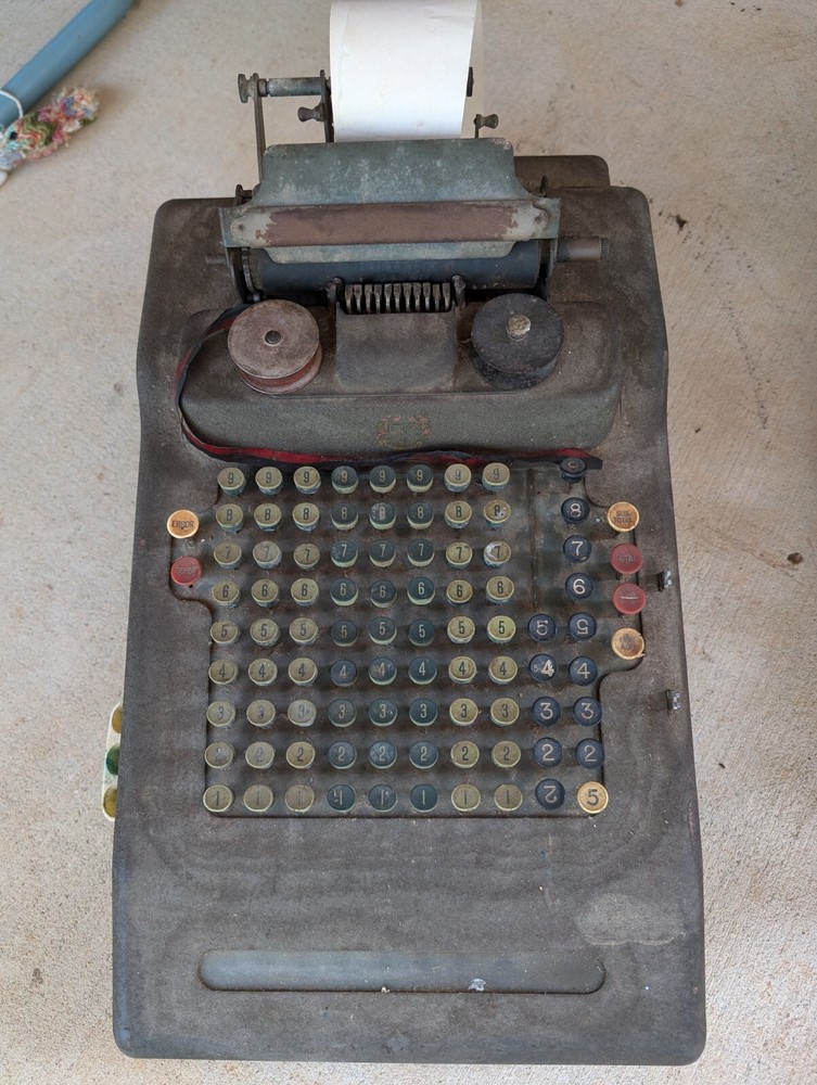 Antique Victor Adding Machine