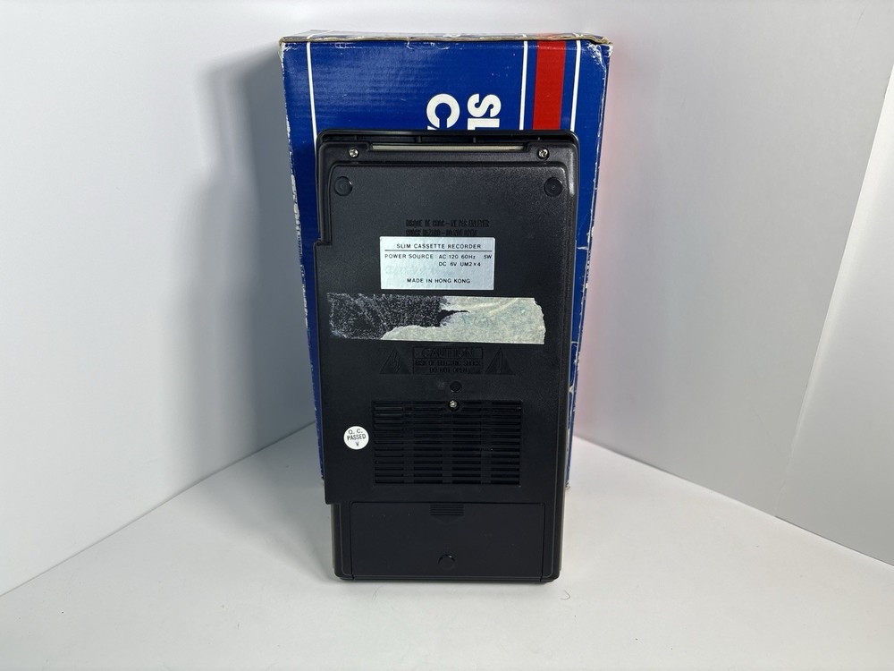 Slim Cassette Recorder Vintage