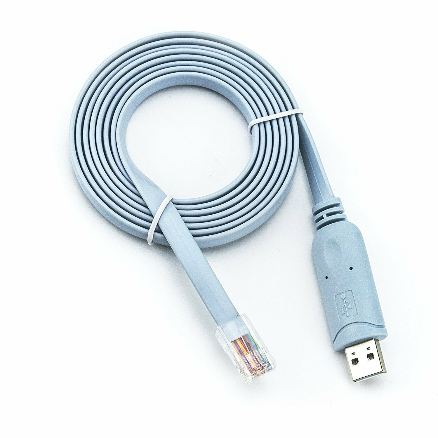 6ft Console Cable USB to RJ45 - Plug & Play Auto Driver for Laptop for Cisco
