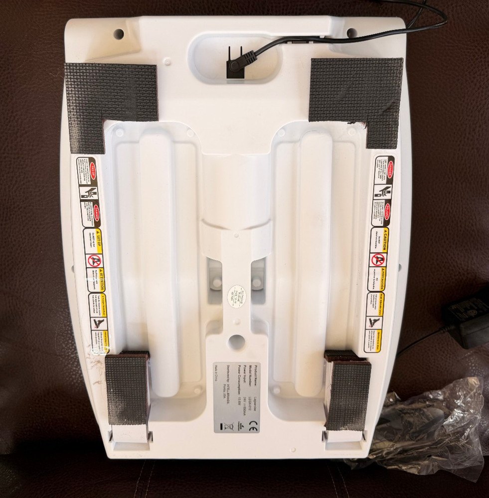 LegXercise Pro Motorized Leg Activator Machine with REMOTE And Adapter - White