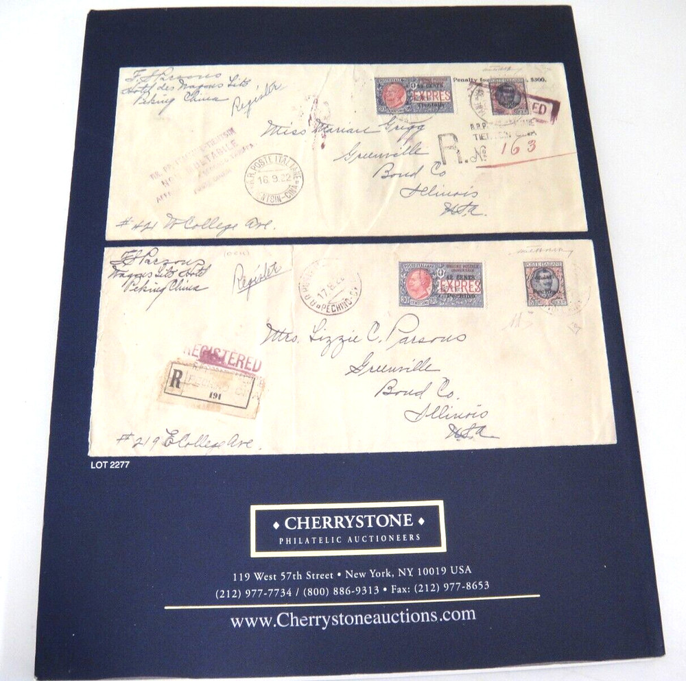 Cherrystone 2005 Stamp Auction Catalog US Europe Germany Great Britain Autograph