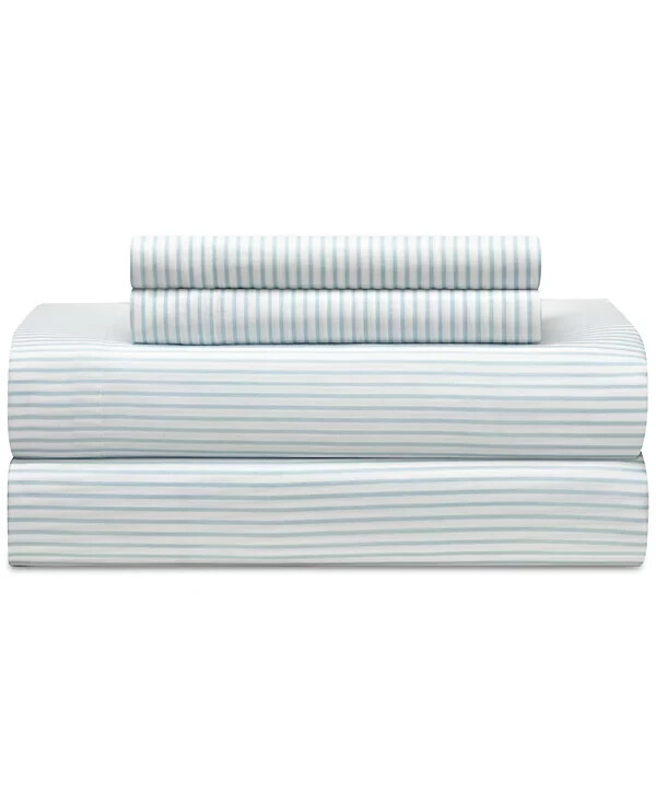 Fairfield Square Collection Austin Stripe/Solid Reversible 8 Pc. Comforter Set,