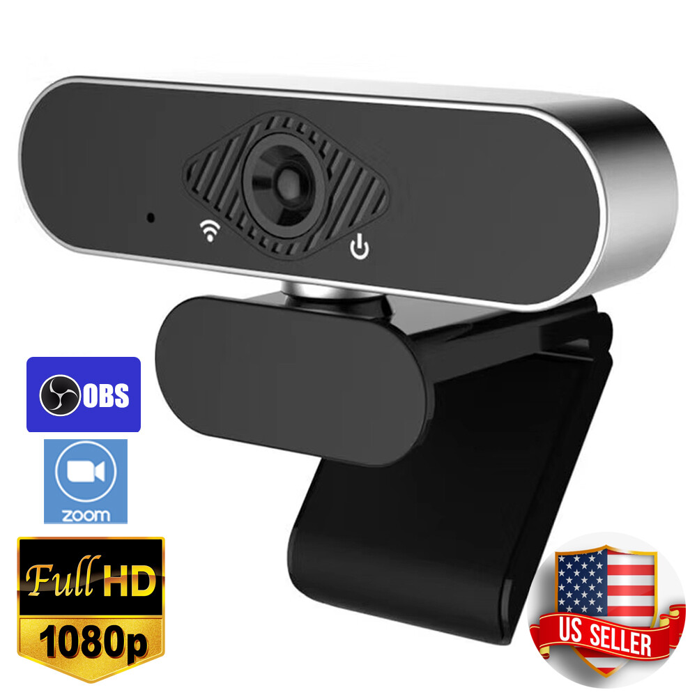 Webcam/Web Camera Video 1080P HD USB With Microphone For PC Laptop Desktop