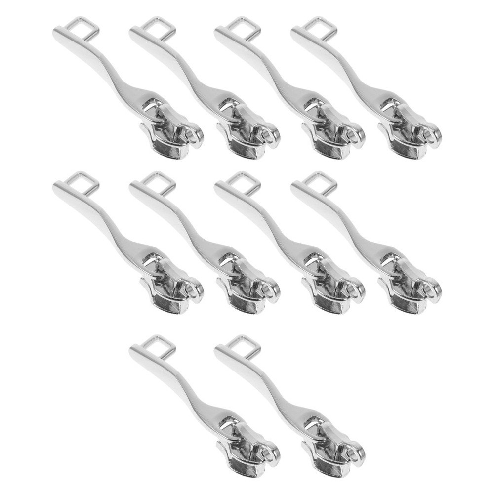 5 Pairs Zip Fasteners for Bags Removable and Replaceable Zipper Pull