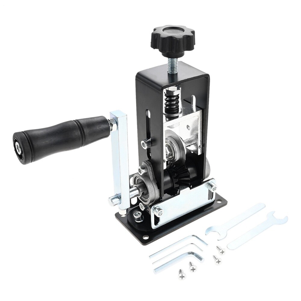 Wire Stripper Tool Machine for Hand Crank/Drill Powered Copper Scrap Recycling