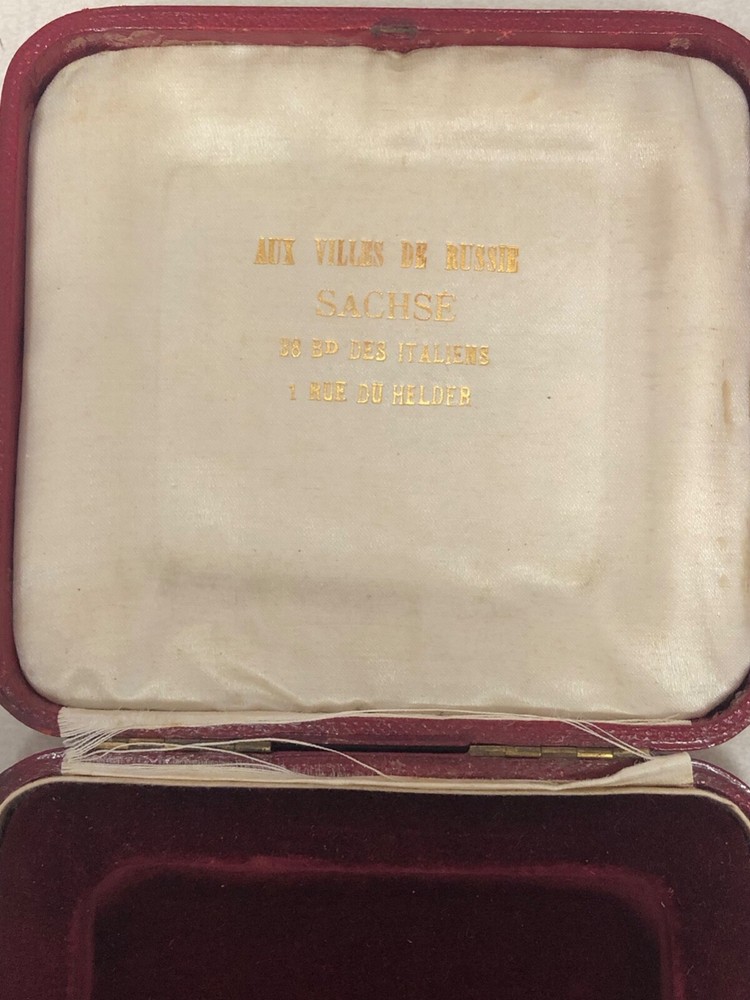Imperial presentation russian silver cigarette case
