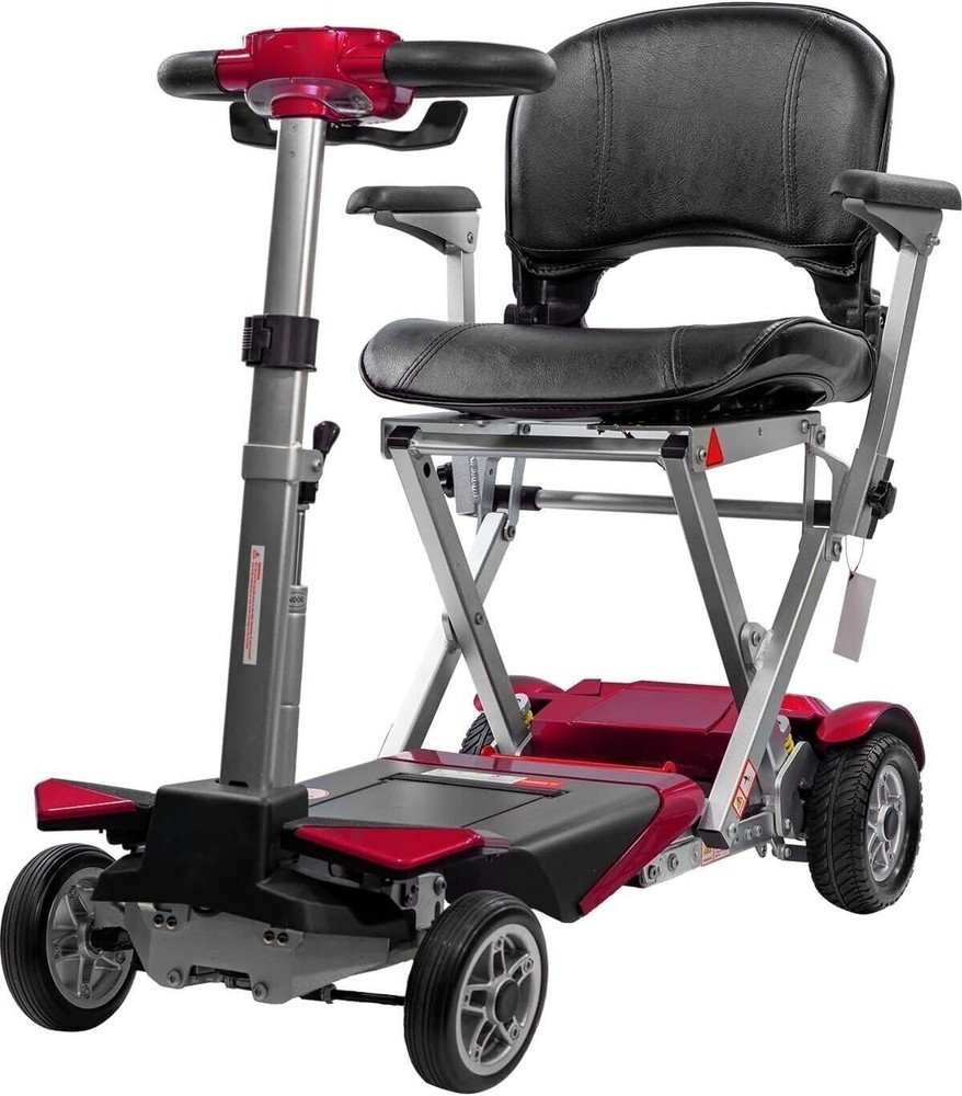 Transformer 2 Automatic Folding Travel Scooter RED with Lightweight Lithium...