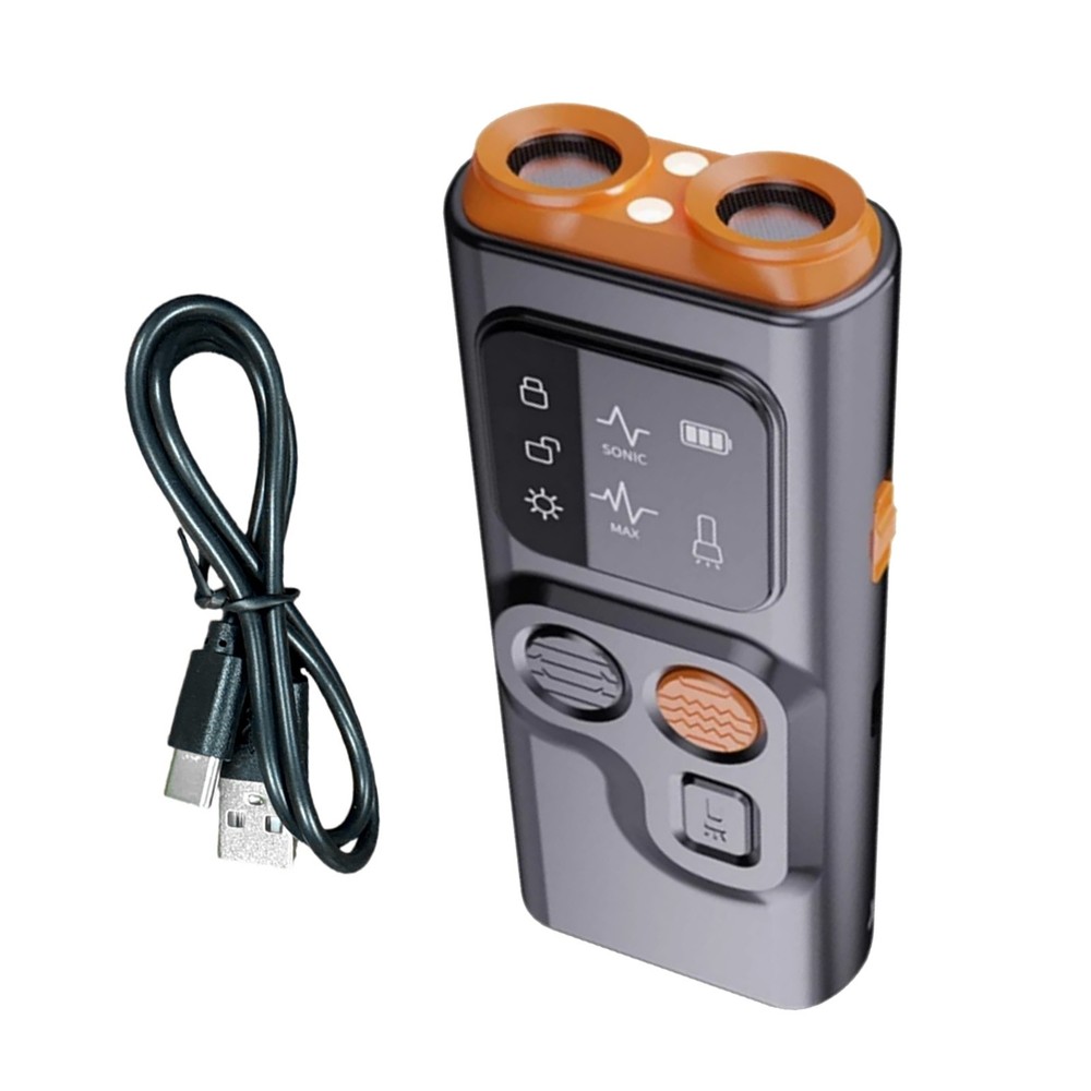 Dog Behavior Correction Device with Ultrasonic Training and LED Light Modes