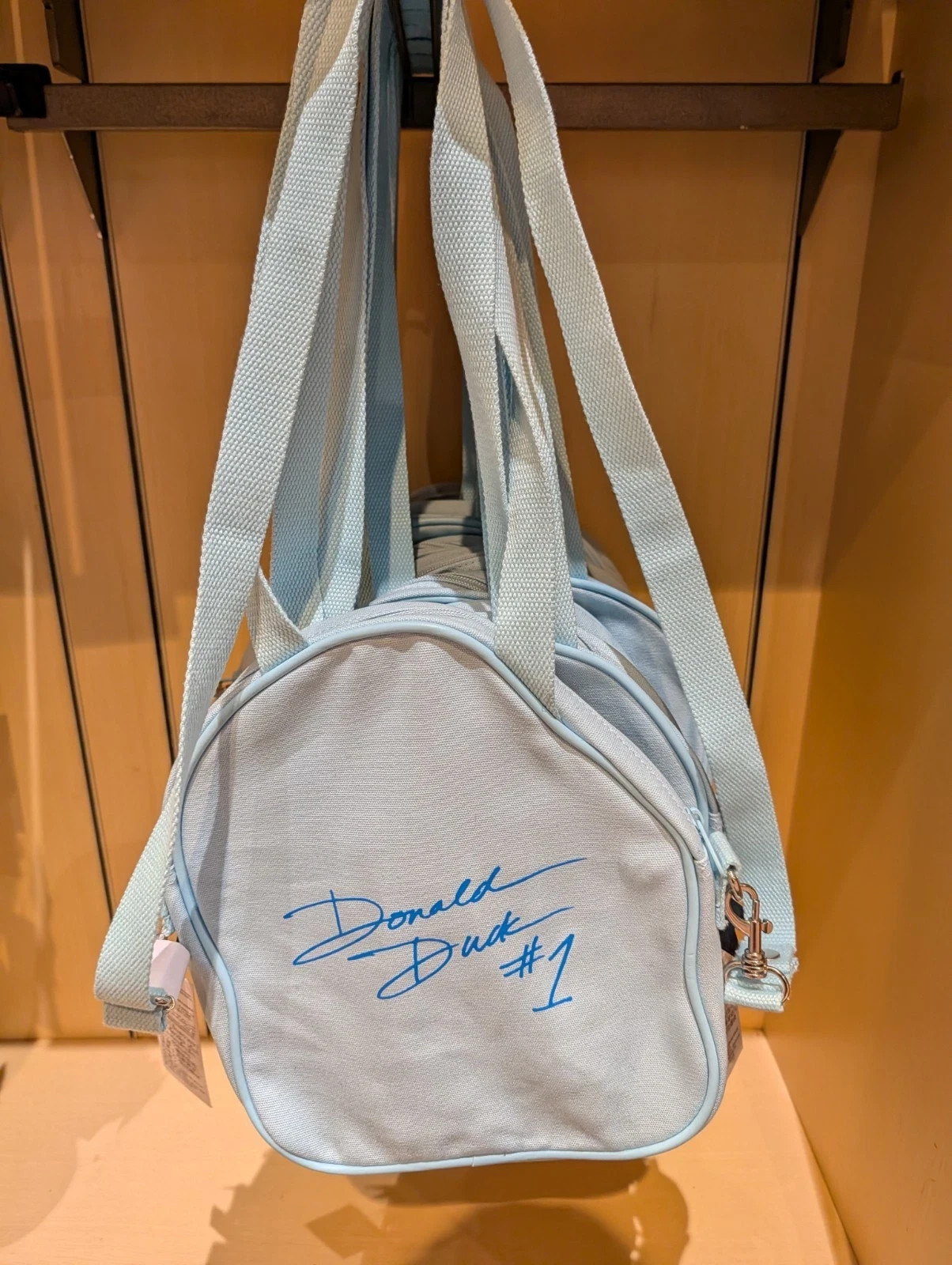 NEW⭐WDW Disney Parks 2026 Donald Duck Cute Blue Mini Big Face Tote Shoulder Bag