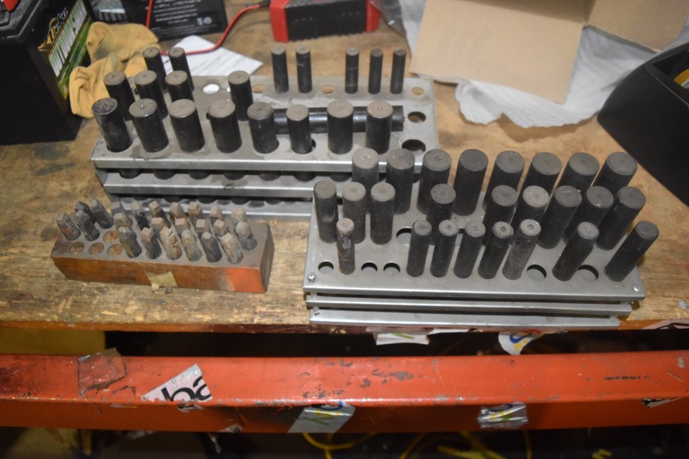 42 USED LARGE TRANFER PUNCHES