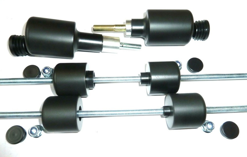 TRIUMPH DAYTONA 600 CRASH PROTECTION KIT PUCKS KNOBS ENGINE WHEEL SLIDERS SAVERS