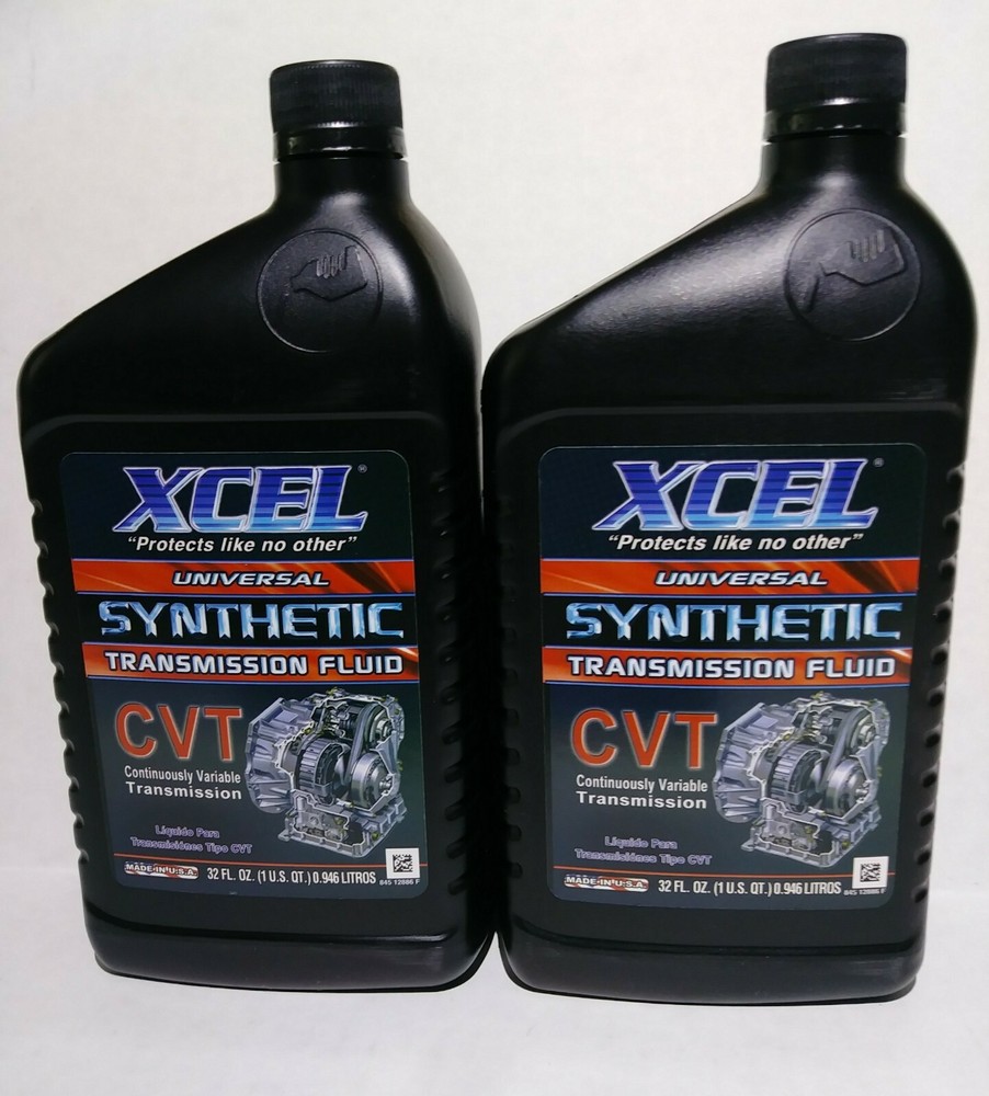 CVT 2 Quart Synthetic Automatic Transmission Fluid multi-vehicle Universal XCEL