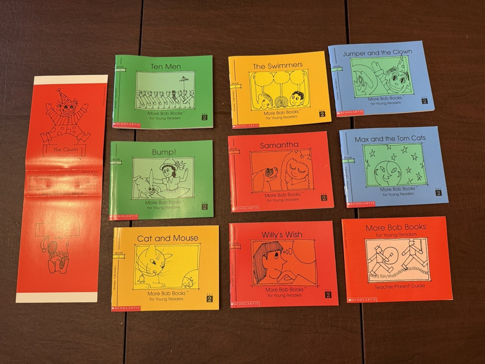 Bob Books Set 1 & Set 2 Complete Scholastic Early Reader Phonics – UNUSED